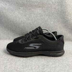 Skechers Shoes Womens 8.5 Go Walk Lite Black‎ Athletic Comfort Running Sneakers